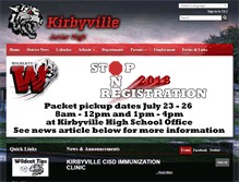 Tablet Screenshot of kjh.kirbyvillecisd.org